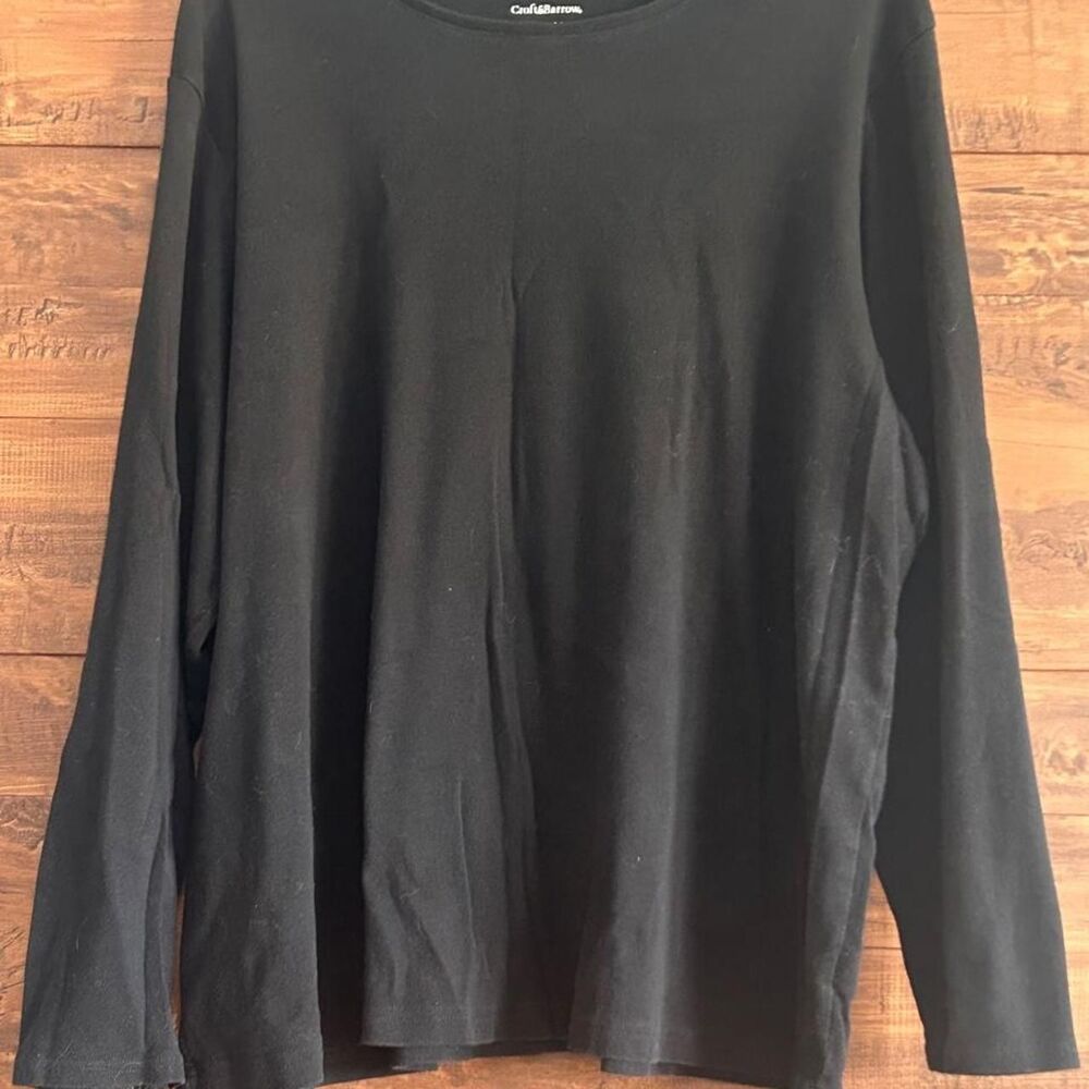 Croft & Barrow Women's Black Shirt
